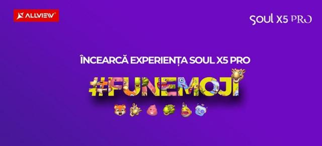 Allview Soul X5 Pro primeşte funcţia Fun Emoji: emoji-uri dinamice care se mişcă odată cu faţa ta