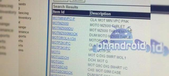 Mai mare decat un Droid: tabletul Motorola MZ600 confirmat neoficial