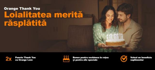 Orange România dublează punctele Thank You şi răsplăteşte clienţii cu extra beneficii în programul de loialitate