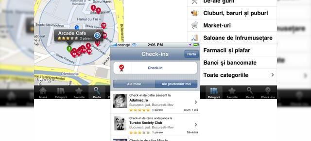 UrboPEDIA, ghidul orasului acum pe iPhone; Foursquare autohton!