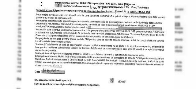 iPhone 4 prin Vodafone, la pretul de 350 de euro; confirmat de un act oficial!