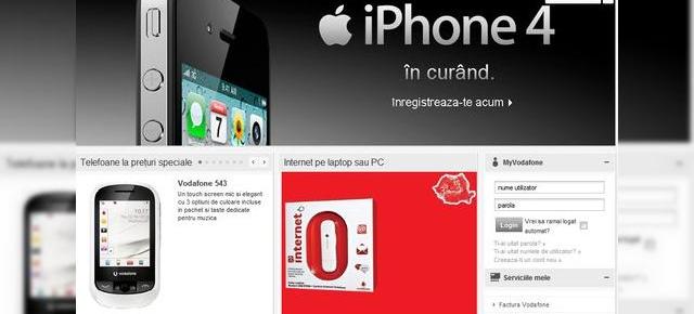 iPhone 4 soseste la Vodafone Romania, confirmat oficial!