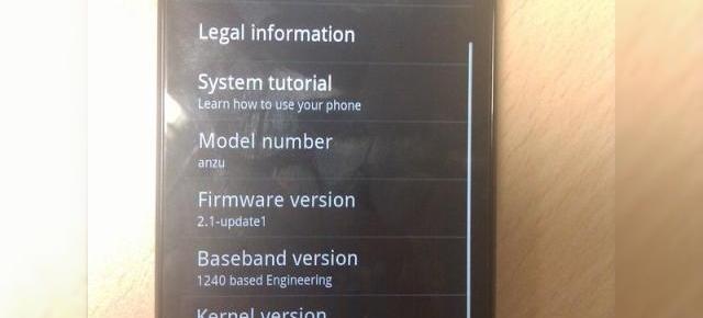 Sony Ericsson ANZU, urmașul lui XPERIA X10, dotat cu Android Gingerbread?