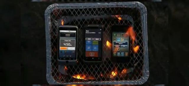 Friptură pe bază de Windows Phone 7, cu garnitură de Android și iPhone (Video)