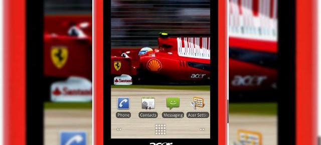 Smartphone Ferrari produs de Acer, disponibil În ediție limitată