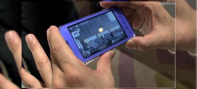 Telefonul Sharp cu ecran 3D, acum În acțiune (Video)