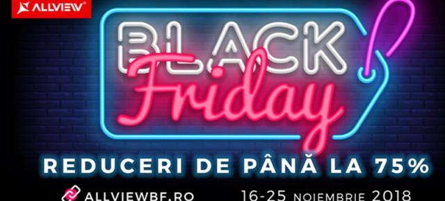 Allview anunţă reduceri de Black Friday de până la 75% pentru perioada 16-25 noiembrie; Iată ofertele!