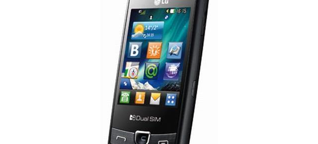 LG P520, un nou telefon dual SIM cu ecran touch