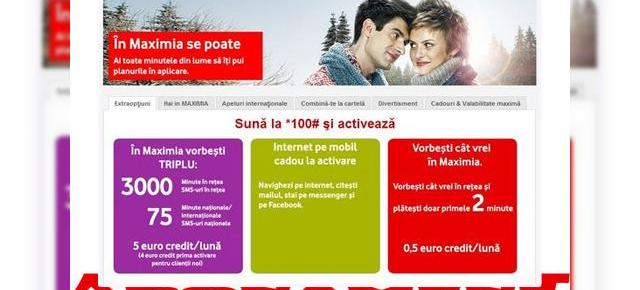 Noua cartelă prepay cu 3000 minute incluse, versus abonamentele Vodafone existente!