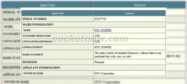 HTC Inspire, un nou nume În portofoliul companiei sau un rebranding?