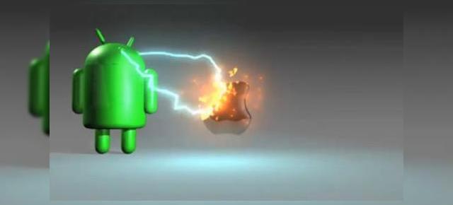 Android distruge Apple! Bătălia logo-urilor (Video)