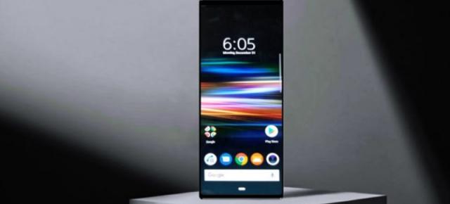 Sony Xperia XZ4 se afișează într-o presupusă fotografie reală; Vedem cât de îngust este device-ul cu ecran 21:9