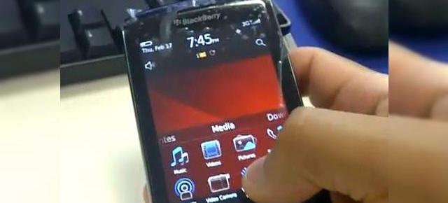 BlackBerry Storm 3 filmat În premieră; iată și specificațiile! (Video)