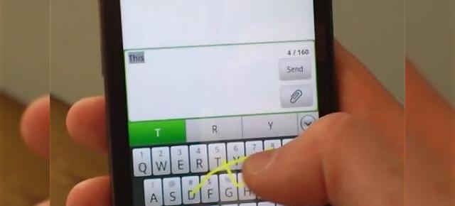 HTC Sensation folosește o tastatură virtuală În stil Swype - HTC Trace