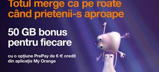 Orange lansează noua ofertă PrePay, cu extra Internet şi posibilitate de a face cadou bonusuri