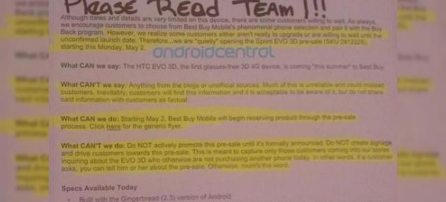 Vânzări "pe sub mână" pentru primul telefon HTC 3D? Se Întâmplă și la americani...