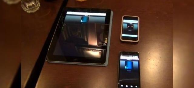 iPad 2 versus iPhone 4 și LG Optimus 2X (Video)