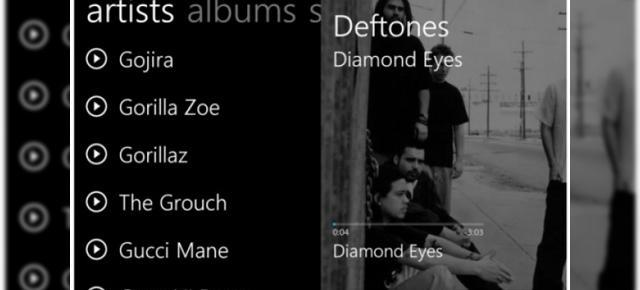 Android Întâlnește Windows Phone 7 prin playerul audio Fede Music