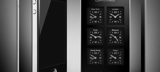 Un nou iPhone care merge ceas: Gresso iPhone 4 Time Machine, un gadget de lux cu preț de 6000 de dolari