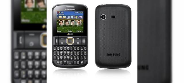 Samsung Ch@t 222, un nou telefon dual SIM cu tastatură QWERTY