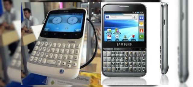 HTC ChaCha și Samsung Galaxy Pro - două telefoane qwerty cu Android
