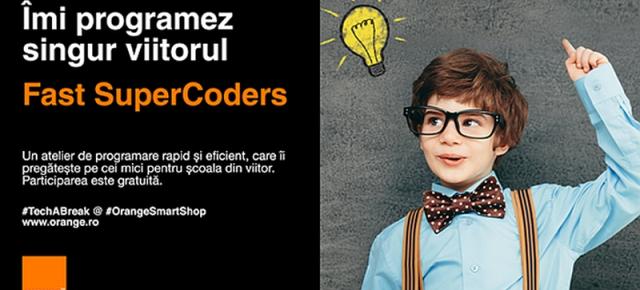 Orange îi învaţa pe cei mici să programeze cu ediţia a treia de Fast SuperCoders, ateliere gratuite de programare