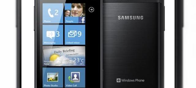 Samsung Omnia W, primul telefon Windows Phone Mango disponibil internațional