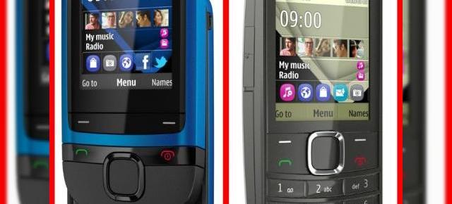 Nokia C2-05 și X2-05 - telefoane ieftine și cam atât