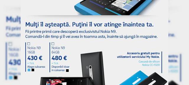 Nokia N9 disponibil prin precomanda! Avem și prețurile oficiale de la Nokia România!