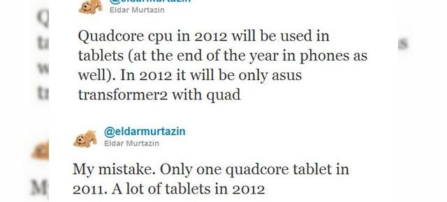 ASUS Eee Pad Transformer 2 va fi singura tableta quad core din acest an, așteptam invazia la anul!