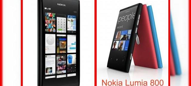 Nokia Lumia 800 vs Nokia N9 - asemănări și diferențe
