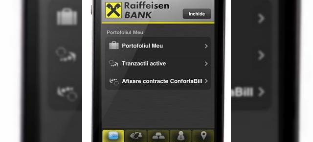 Tranzacții Raiffeisen Bank acum și pe mobil cu aplicația Smart Mobile Banking