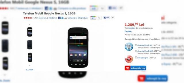 Ofertă specială pentru Samsung Nexus S de la eMAG.ro, În așteptarea lui Galaxy Nexus