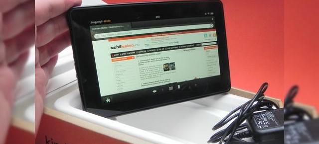 Unboxing Amazon Kindle Fire - scoatem din cutie În premieră cea mai râvnita tableta după iPad (Video)