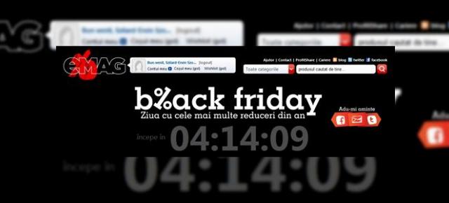 Superofertele Black Friday vin de la eMag - prețurile și reducerile momentului!