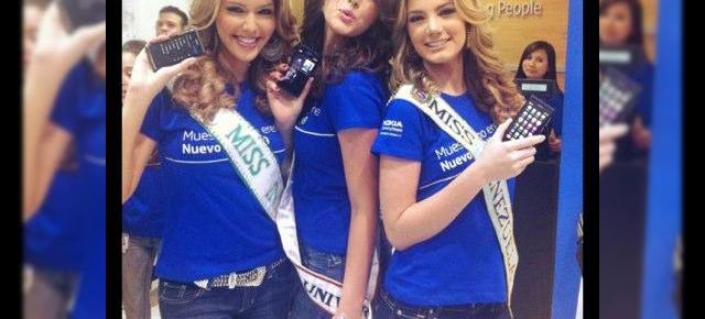 Tripleta sexy cu Nokia N9: 3 Miss Venezuela și 3 telefoane MeeGo