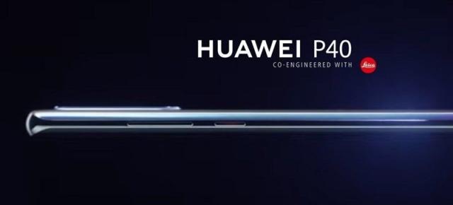 Huawei P40 are prima scăpare; Nu credem imaginea, dar credem informaţiile despre ecranul nou