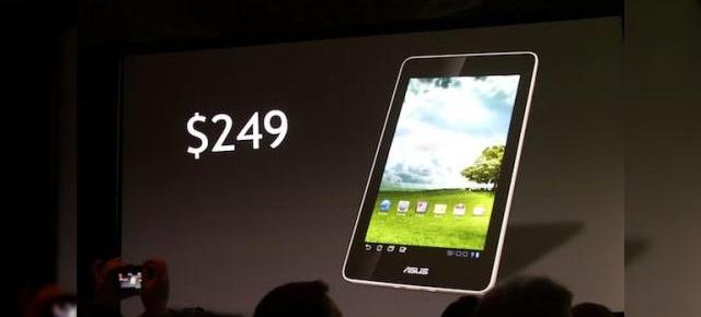 CES 2012: Tableta quad core de 7 inch - ASUS MeMo 370T vine cu procesor Tegra 3 și preț incredibil de 250 de dolari