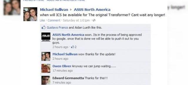 ASUS Eee Pad Transformer așteaptă ca update-ul la Android 4.0 să primească aprobarea Google