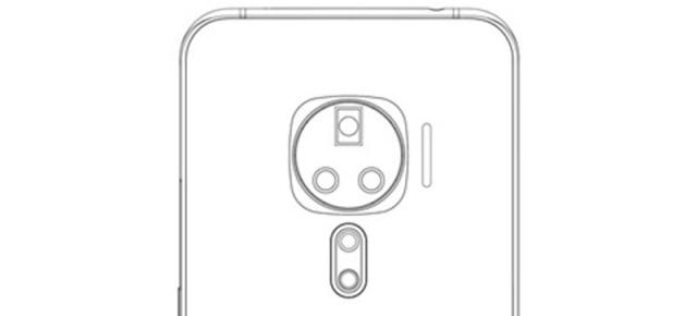 Vivo brevetează un nou design de smartphone, cu decupaj bulină în ecran și cameră Penta-Lens în spate