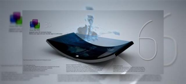 iPhone 6 cu ecran holografic 3D și control optic... și un iPhone 5 tot cu ecran 3D! (Concept)
