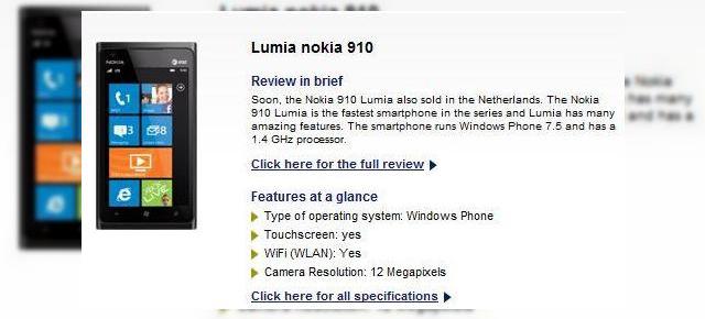 Nu vom avea Nokia Lumia 900 cu cameră de 12 megapixeli, afirmă un oficial Nokia