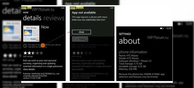 Windows Phone Tango ni se prezintă În imagini - Îmbunătățiri și limitări