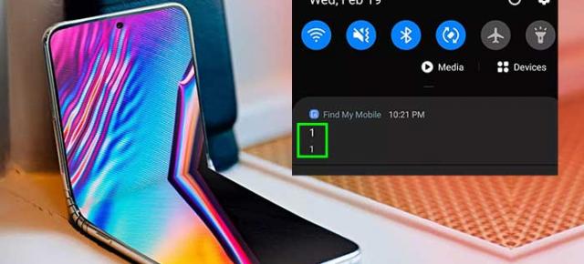 Ciudăţenie pe telefoanele Samsung: posesorii acestor modele au primit un mesaj cu cifra "1"; Are legătură cu Find My Mobile
