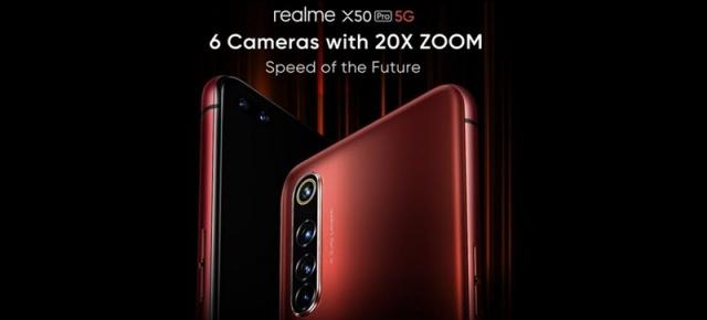 Realme X50 Pro 5G va avea o cameră selfie duală și zoom "optic" 20X; Aflăm şi variantele sale de culoare