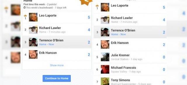 Google lansează Latitude Leaderboards, rival pentru Foursquare