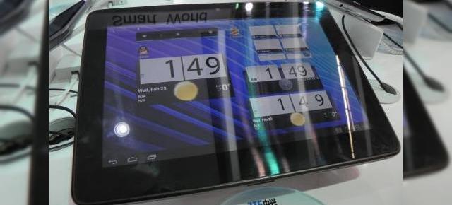 MWC 2012: ZTE PF100 preview - o nouă tableta quad core cu Android 4.0 (Video)