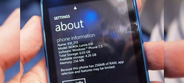 Cerințele minime ale lui Windows Phone Tango clarificate
