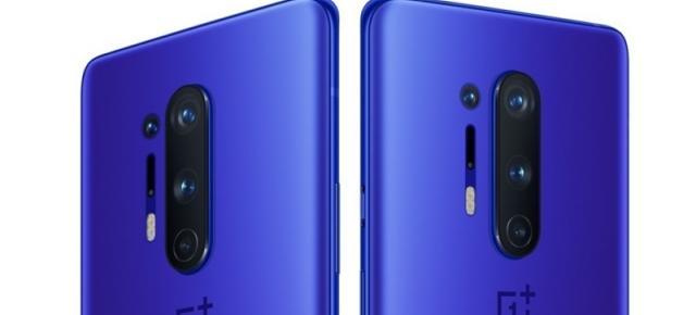 OnePlus 8 Pro se lasă admirat în varianta de culoare "Ultramarine Blue"