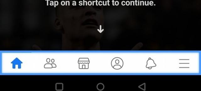 Facebook în varianta pentru Android mută bara de navigare în zona inferioară, pentru accesul mai ușor cu o singură mână 
